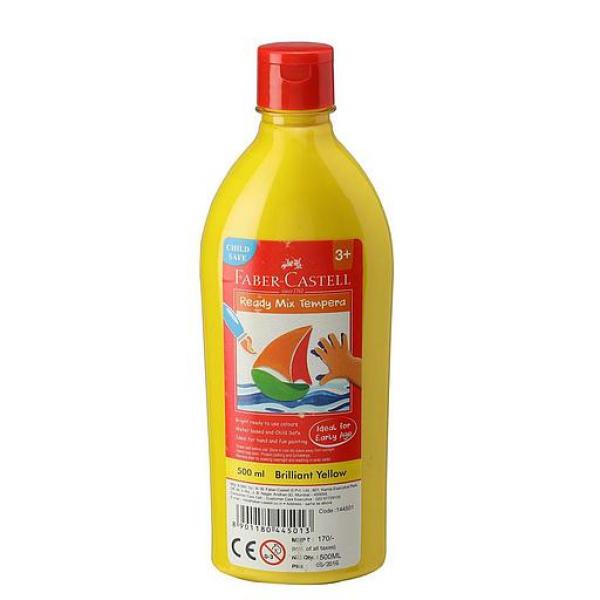 Bouteille 0.5L tempera jaune Ref 144501