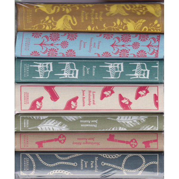 Jane austen the complete works - 7 hardbacks