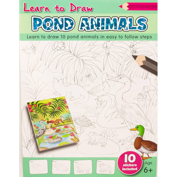 Learn to Draw - Pond Animals