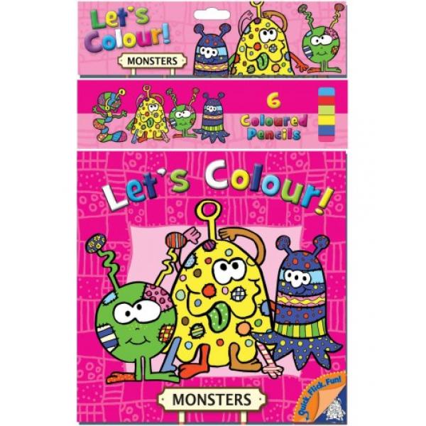 Let's Colour -Monsters