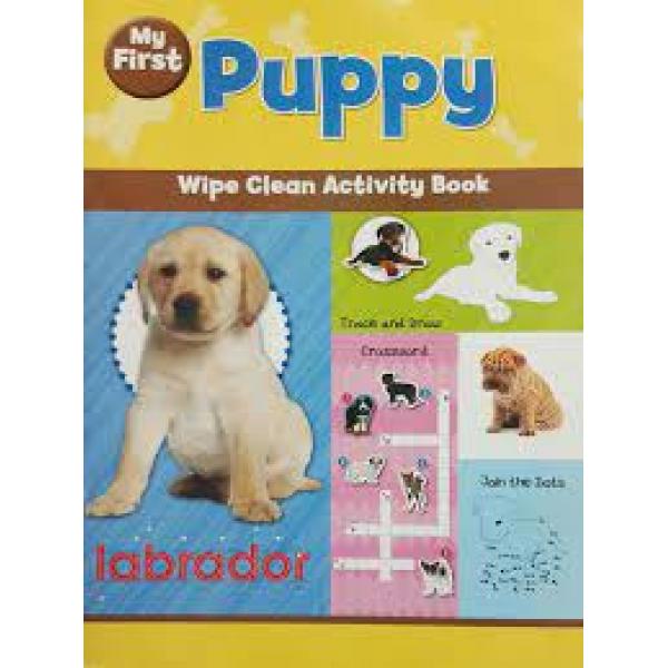 Wipe clean activity book  -My First Puppy