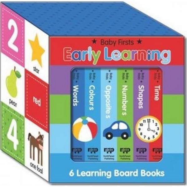 Baby First Early Learning 6 Learning board books 