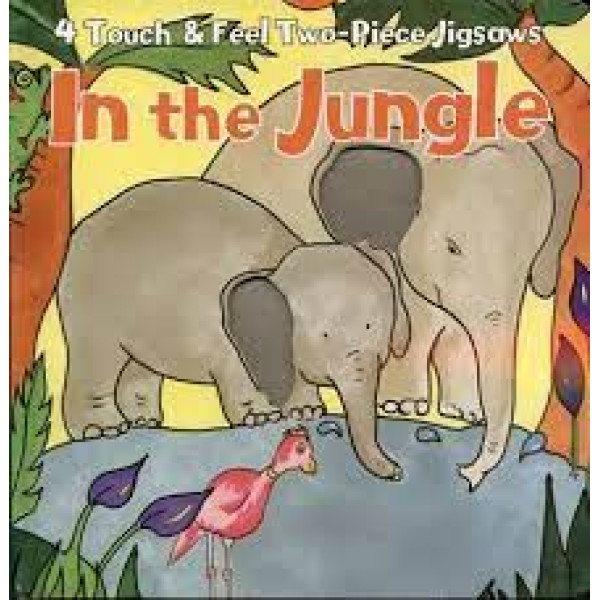 4Touch and feel 2 piece jigsaws -In the jungle