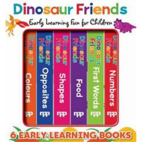 Dinosaur friends 6 Early Learning books 