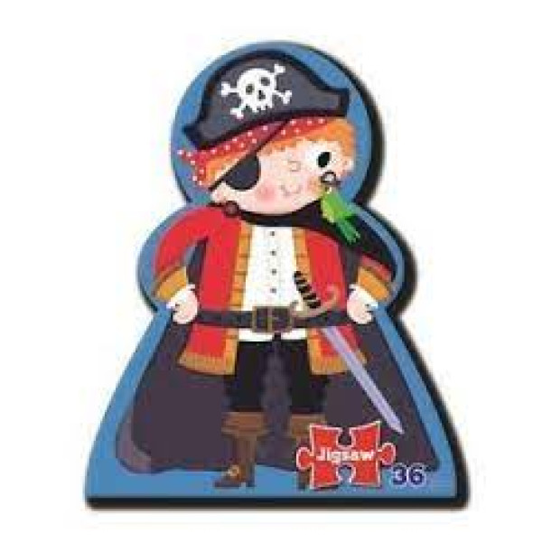 Coffret Pirate 36pce Jigsaw Box and Book