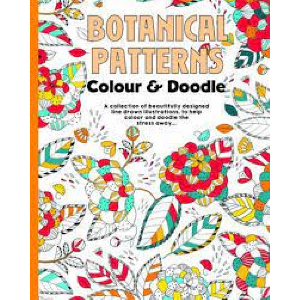 Coffret botanical patterns colour and doodle