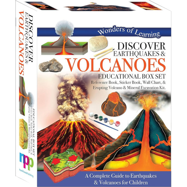 Coffret Wonders of Learning -Discover Earthquakes and Volcanoes Educational Box Set