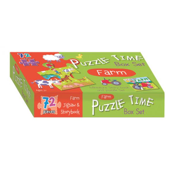 Puzzle time box set -Farm