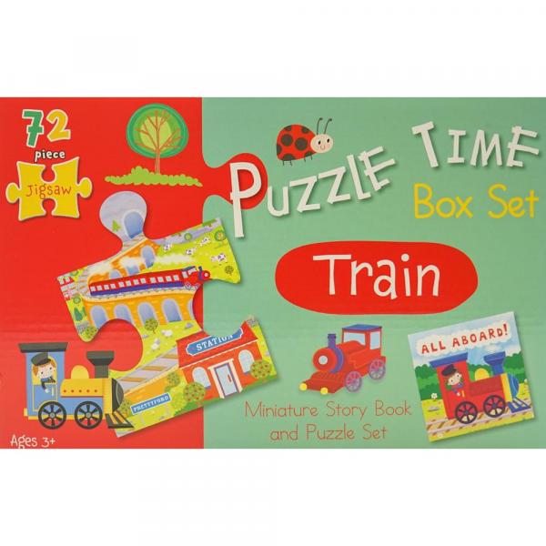 Puzzle time box set -Train