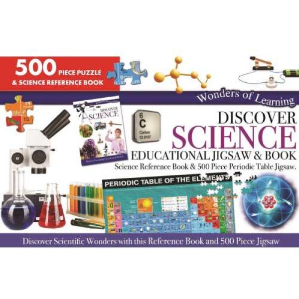 Wonders of learning -Discover Science 500 piece puzzle and sience reference book