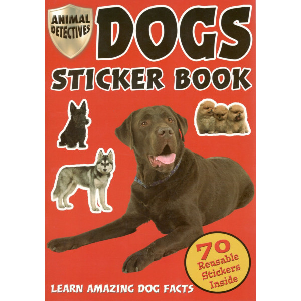 Dogs sticker book -Animal detective