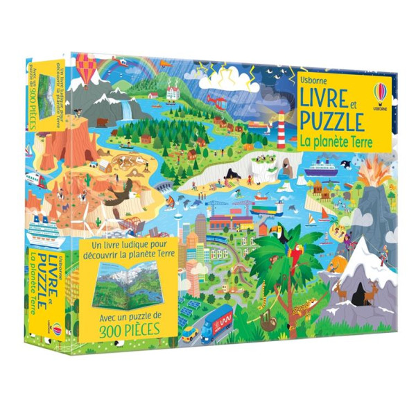 Coffret La planète Terre - Livre et puzzle