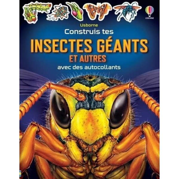 Construis tes insectes géants et autres avec des autocollants