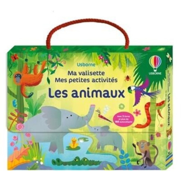 Les animaux - Avec 3 livres et plus de 160 autocollants 