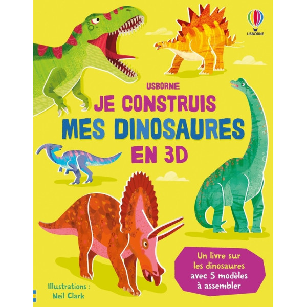 Je construis mes dinosaures en 3D 