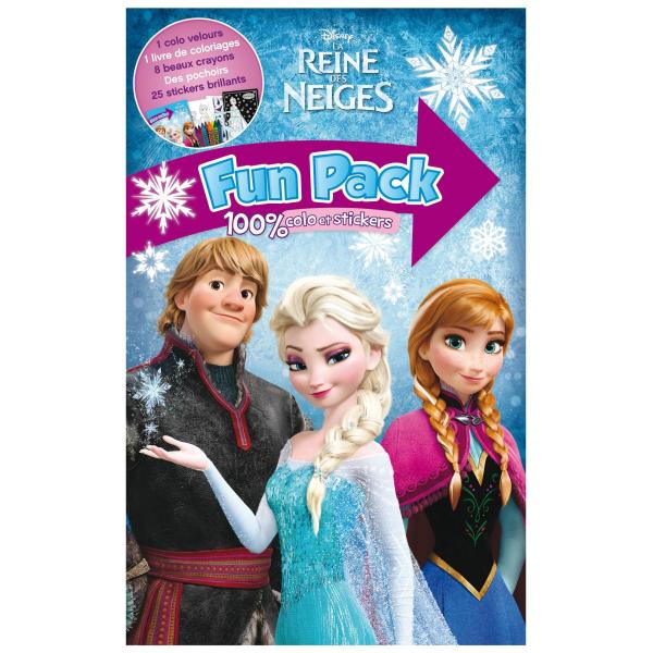 La Reine des Neiges fun pack 100% Colo et stickers