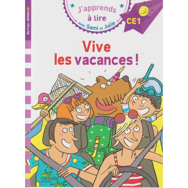 J'apprends à lire avec Sami et Julie CE1 -Vive les vacances