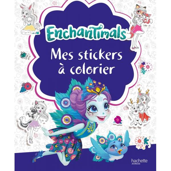 Enchantimals Mes stickers à colorier