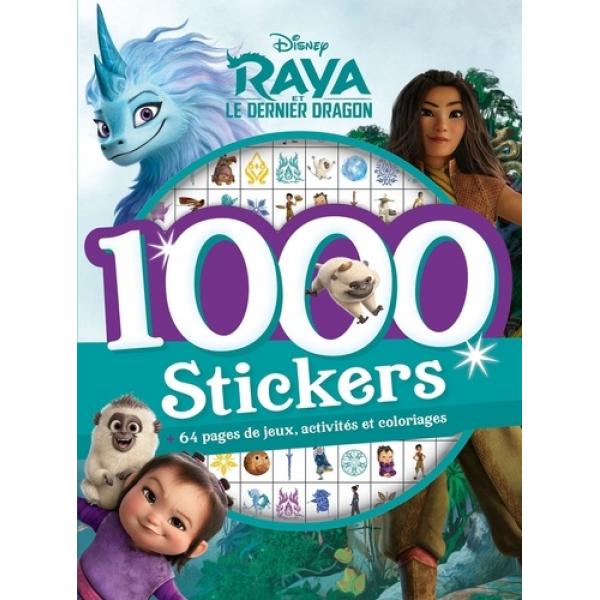 Raya et le dernier dragon 1000 Stickers 