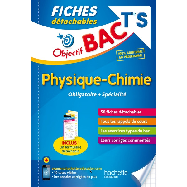 Objectif bac physique chimie Term S fiches détachables