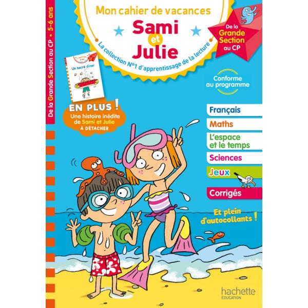 Mon cahier de vacances Sami et Julie de la GS au CP