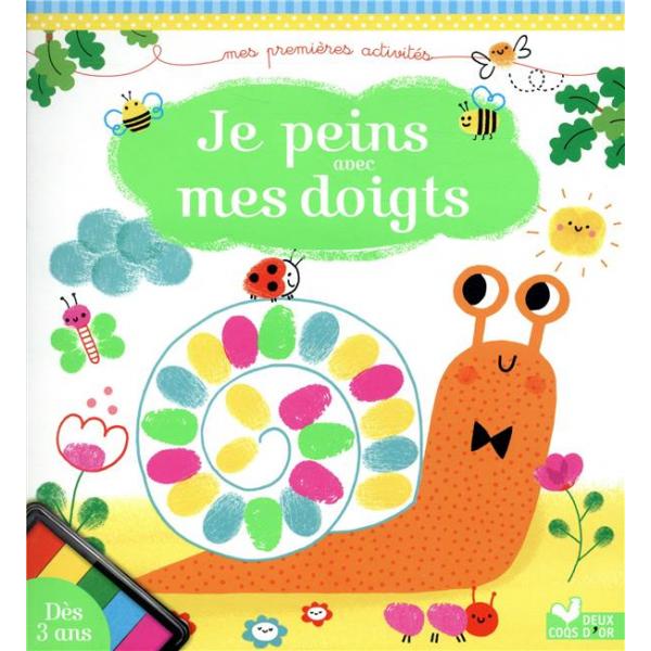 Mes premières activités -Je peins avec mes doigts