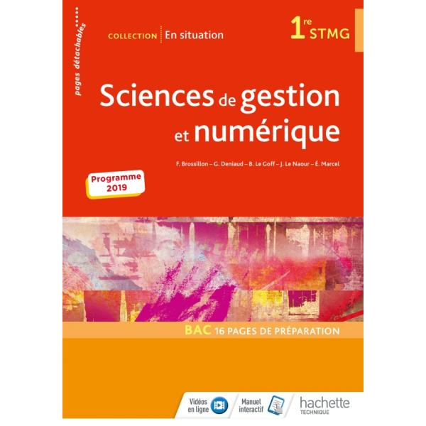 En situation Sciences de gestion et numérique 1re STMG 2019