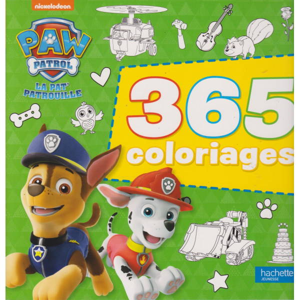 365 coloriages - La pat' patrouille