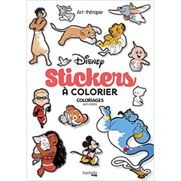 Disney Stickers à colorier Coloriages anti-stress
