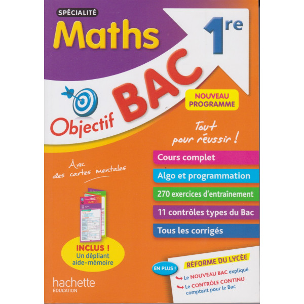 Objectif Bac maths 1re Spécialité