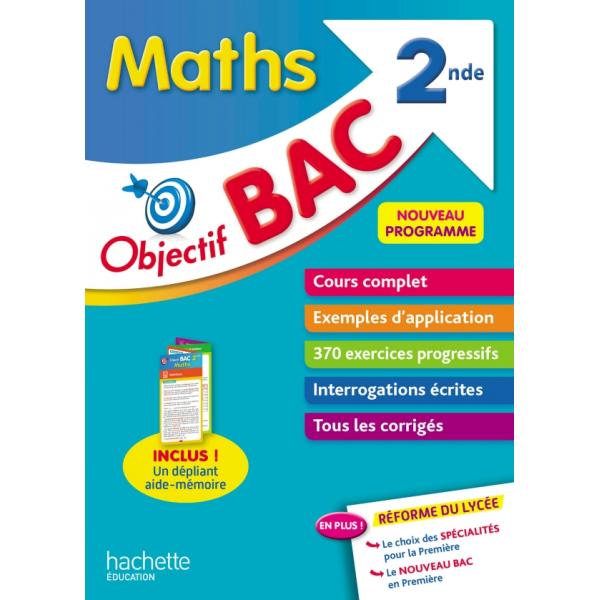 Objectif bac maths 2de 2019