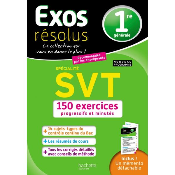 Exos résolus SVT 1re 2019