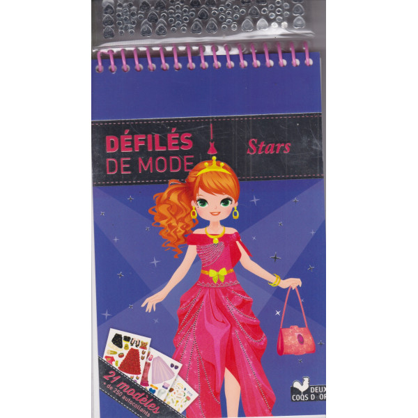 Stars. 21 modèles, + de 250 autocollants