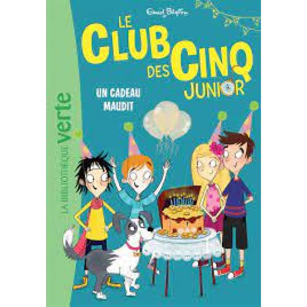 Le club des Cinq Junior T9 Un Cadeau maudit -Bib Verte