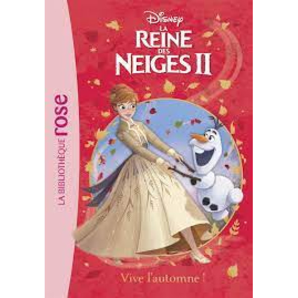 La Reine des Neiges II T2 Vive l'automne -Bib rose