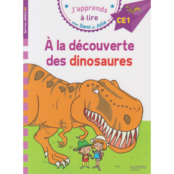 J'apprends à lire avec Sami et Julie CE1 - A la découverte des dinosaures