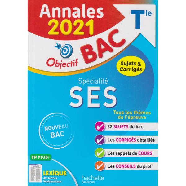 Annales Bac SES Term ES Suj-Corr 2020 
