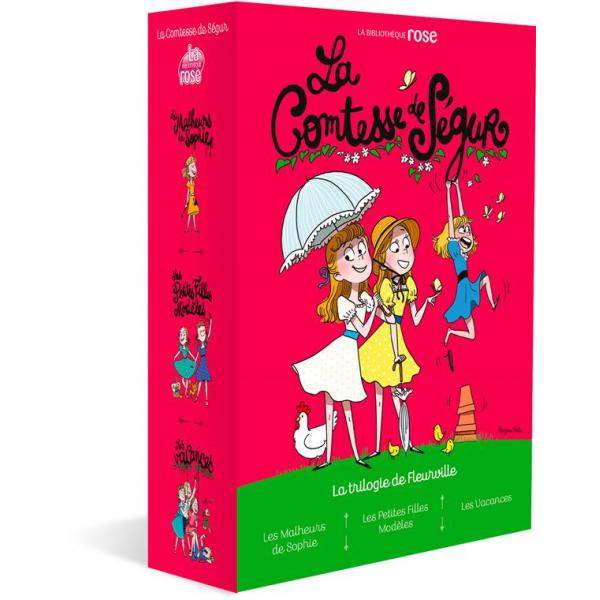 Coffret Comtesse de Ségur La Trilogie de Fleurville -Bib rose