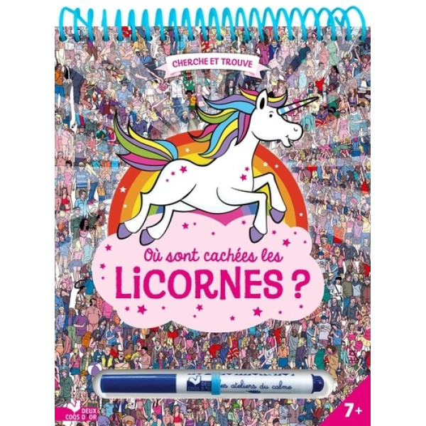 Où sont cachées les licornes ? Avec un feutre effaçable