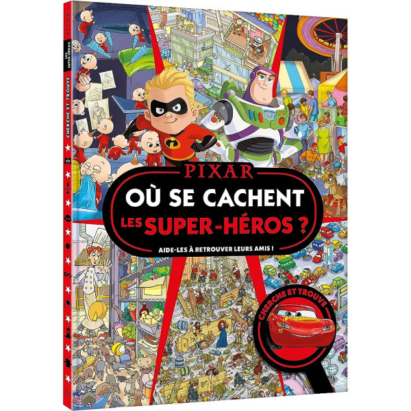 Cherche et trouve -Où se cachent les super-héros?