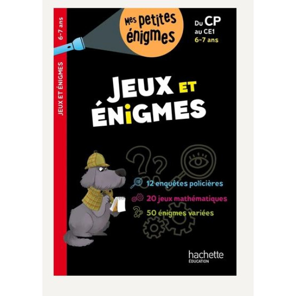Jeux et énigmes du CP au CE1 - Cahier de vacances