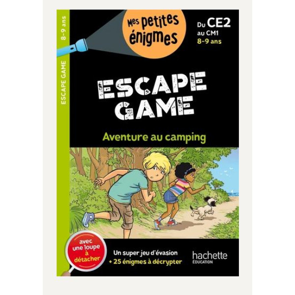 Escape game du CE2 au CM1 -  Aventure au camping