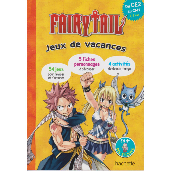 Fairy Tail -jeux de vacances du CE2 au CM1