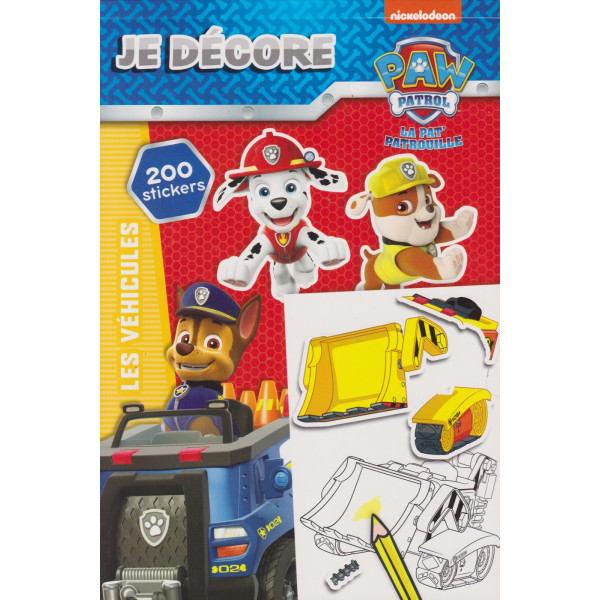 Je décore les véhicules avec 200 stickers - La Pat' Patrouille