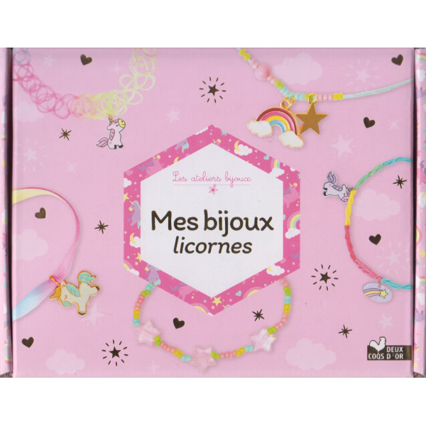 Mes bijoux licornes -Coffret avec accessoires 