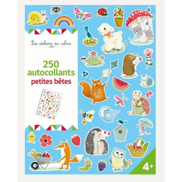 250 autocollants - Petites bêtes