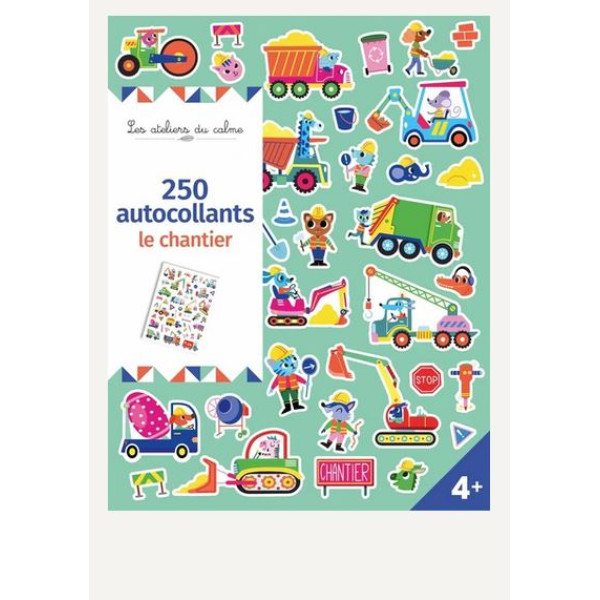 250 autocollants - Le chantier