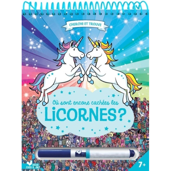 Où sont encore cachées les licornes ? - Avec un feutre effaçable