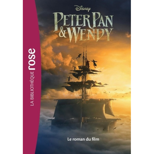 Peter Pan & Wendy -Bib rose