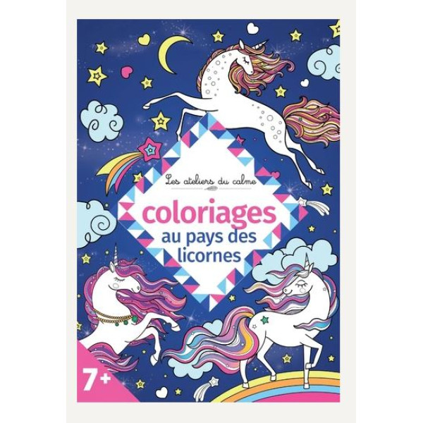 Coloriages au pays des licornes